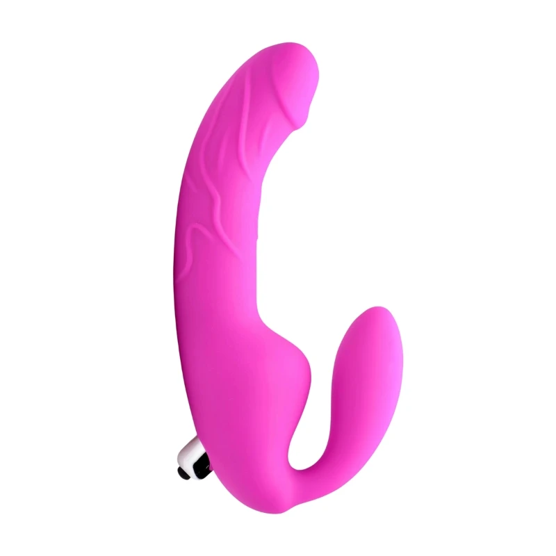 XR Brands Strap U Royal Rider Vibrating Strapless Strap On Dildo