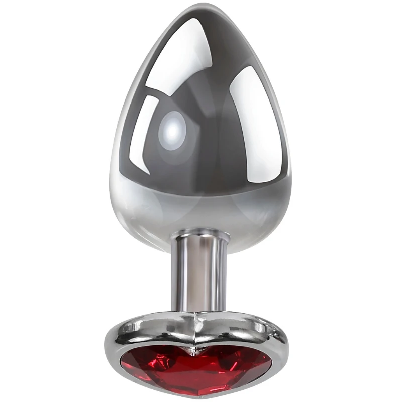 Adam and Eve Heart Gem Anal Plug