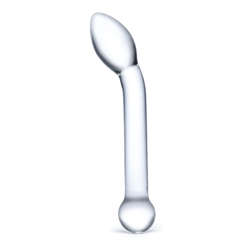 Gläs 8 Inch Slimline G-Spot Glass Dildo