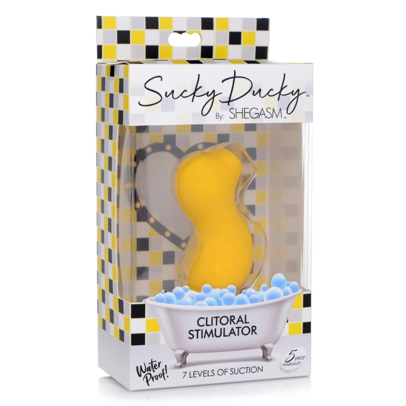 XR Brands Shegasm Sucky Ducky Silicone Clitoral Stimulator