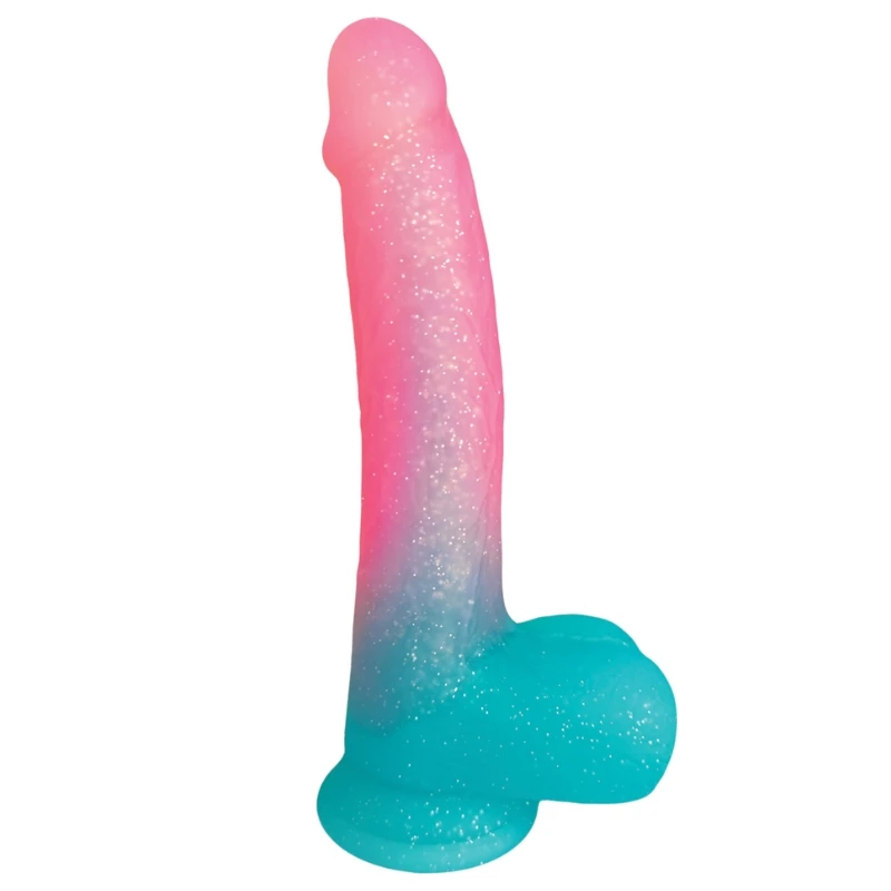 Hott Products Sweet Sex Lollicock 8.5 Inch Cotton Candy Dildo