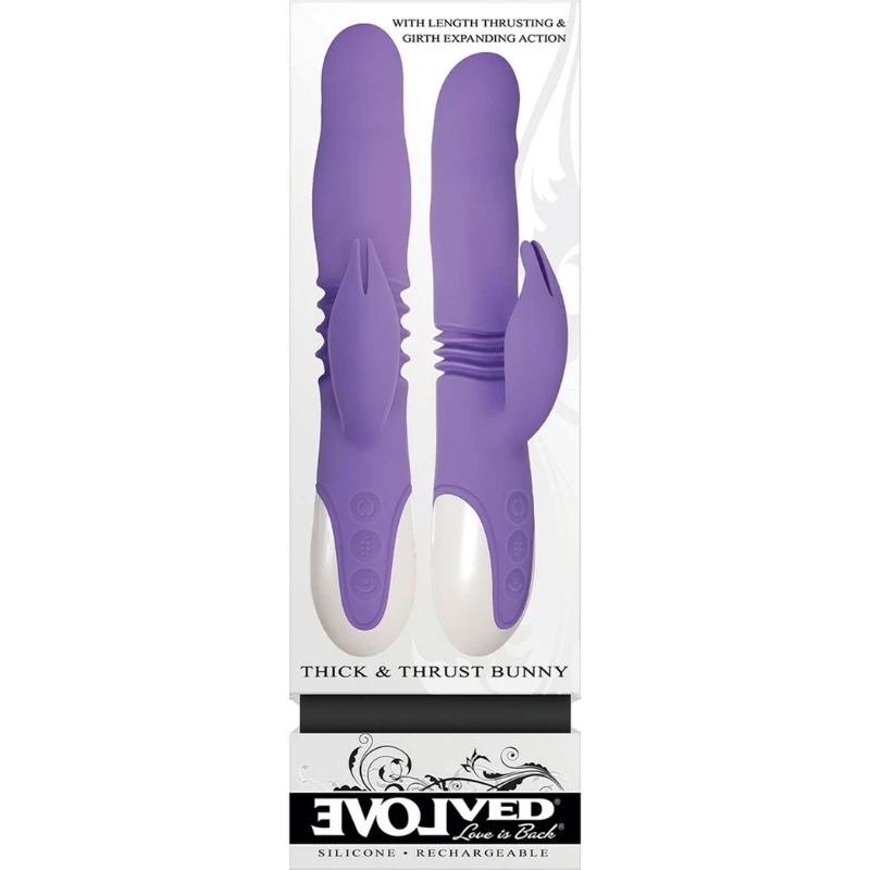 Evolved Novelties Thick & Thrust Bunny Dual Vibrator