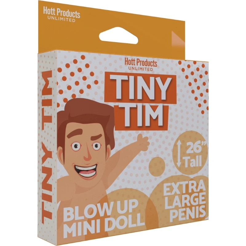 Hott Products Tiny Tim Blow Up Mini Doll Inflatable Sex Toy