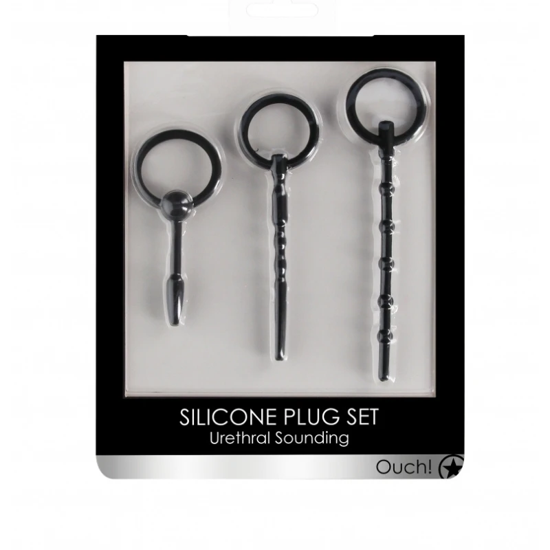 SHOTS Ouch! Urethral Sounding Silicone Plug Set