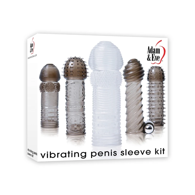 Adam and Eve Vibrating Penis Sleeve Kit