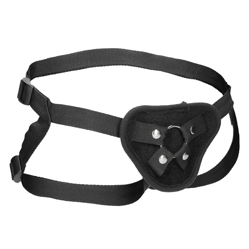 SHOTS Velvet Strap-On Harness With O-Ring