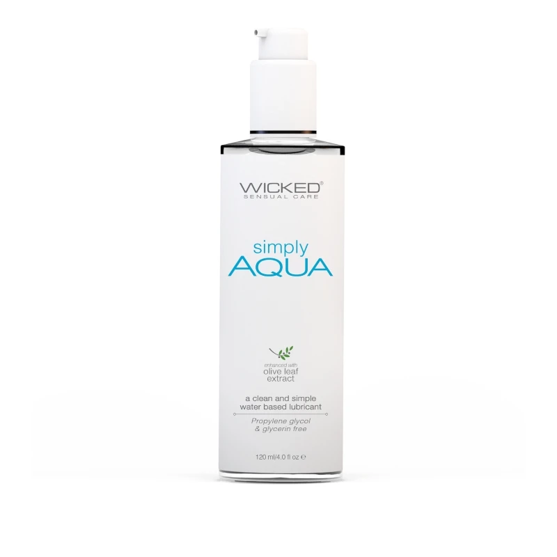 Wicked Simply Aqua Water Based Lubricant 4oz