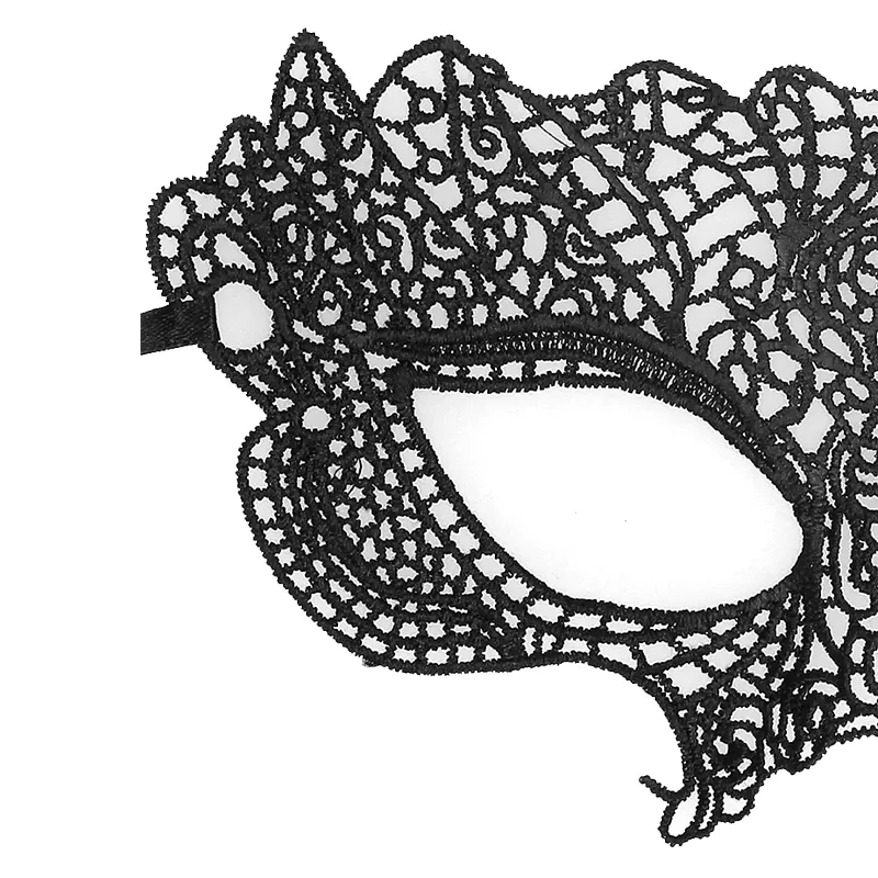 Ouch! Princess Black Lace Mask Halloween Masquerade