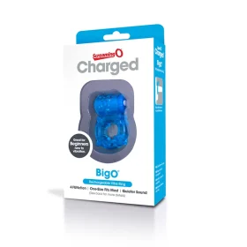 Screaming O Charged The Big O Rechargeable Vibrating Cock Ring Blue Box