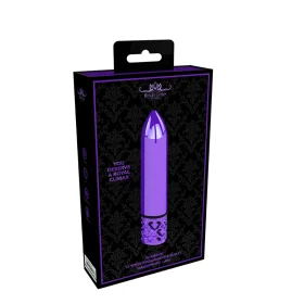 Shots Royal Gems Glamour Rechargeable ABS Bullet Vibrator purple