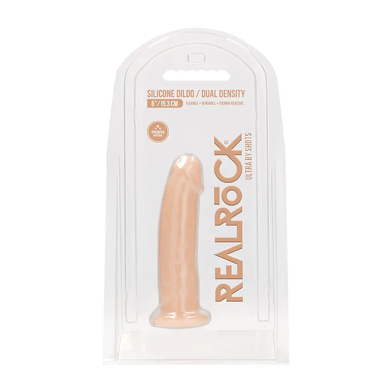 Realrock Silicone Dildo Without Balls 15.3 cm Flesh