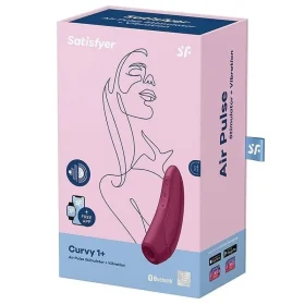 App & Remote Controlled Vibrators Curvy 1+ Rose Red