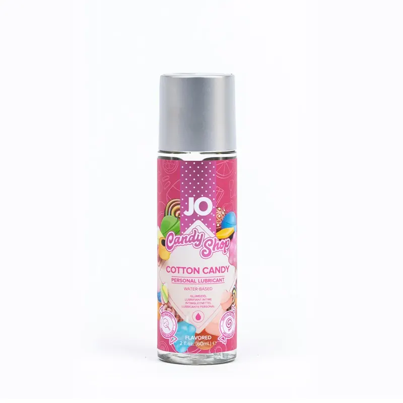 JO Candy Shop Cotton Candy Flavored Lube 2 floz 60 mL
