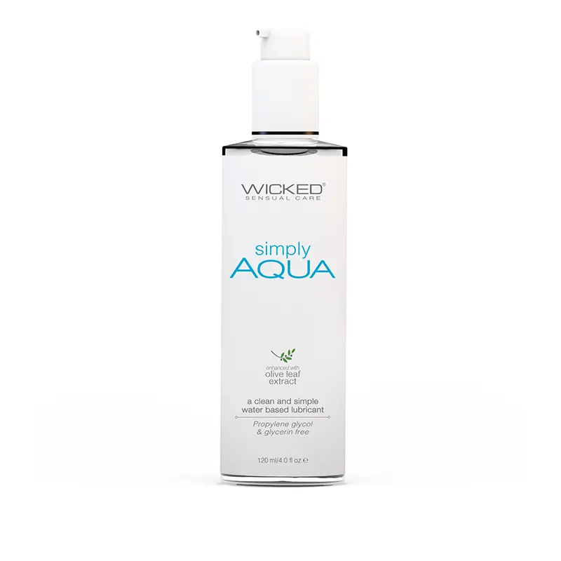 Simply Aqua Water-Based Lubricant 4oz