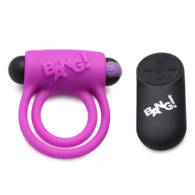 Bang Silicone Cock Ring and Bullet w Remote Control