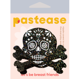 Black and White Sugar Skull Pasties by Pastease