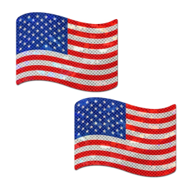 Flag: American USA Stars & Stripes Nipple Pasties by Pastease