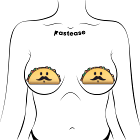 PASTEASE Nipple Pasties Taco: Muchacho Nipple Pasties