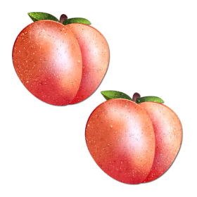 Peach: Fuzzy Sparkling Georgia Peaches Nipple Pasties by Pastease