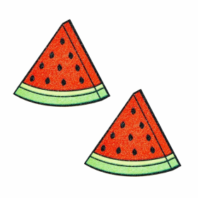 including the playful ""Watermelon Juicy Glitter Nipple Cover Pasties.""