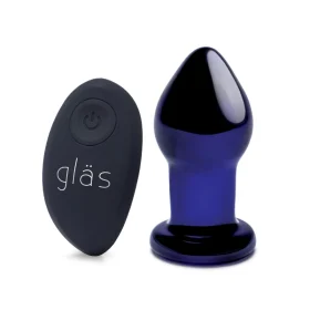 Gläs 3.5 Inch Rechargeable Remote Controlled Vibrating Butt Plug