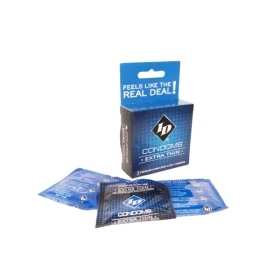 ID Extra Thin Condom 3 Pack Latex Condoms
