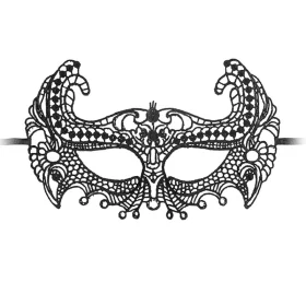 Ouch Black and White Empress Lace Mask