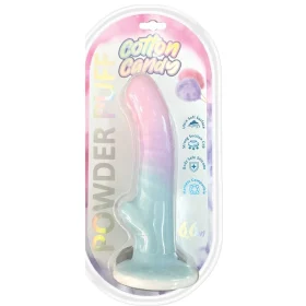 Hott Products Cotton Candy Powder Puff 6.6 Inch Dildo